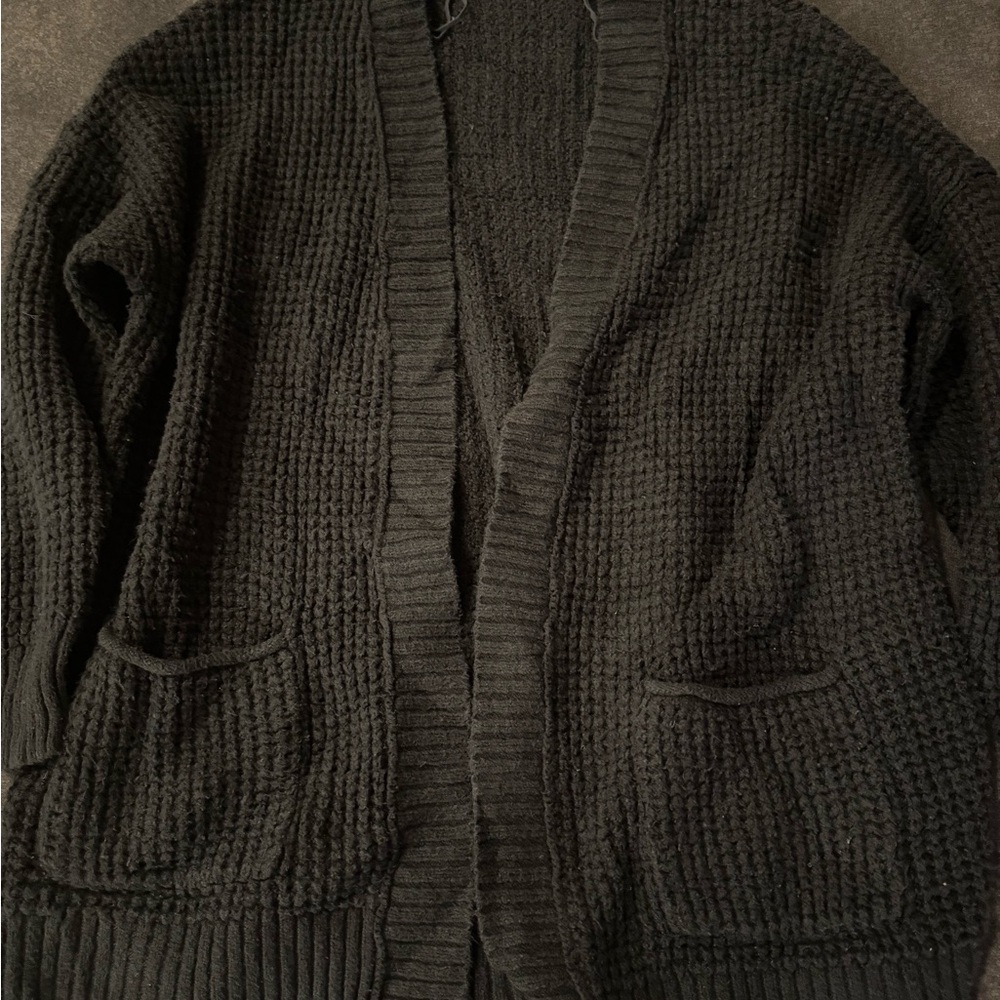 American Eagle Outfitters Charcoal Knit Sweater